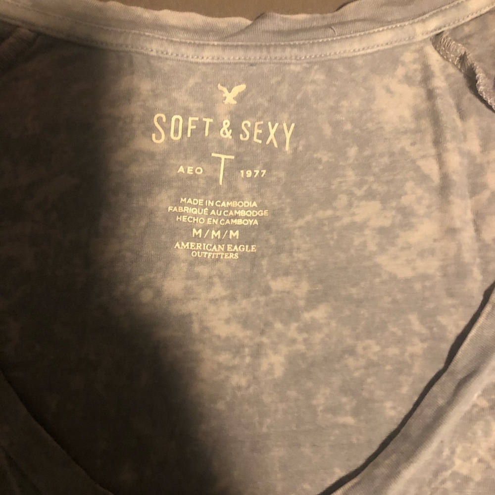 Acid wash T-shirt